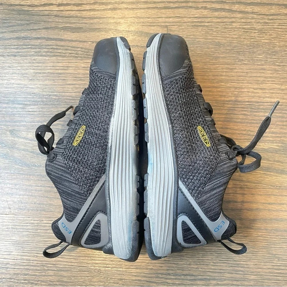 KEEN Utility Sparta Aluminum Toe Work Shoes BLACK/GREY FLANNEL Women size 7 - Picture 10 of 16